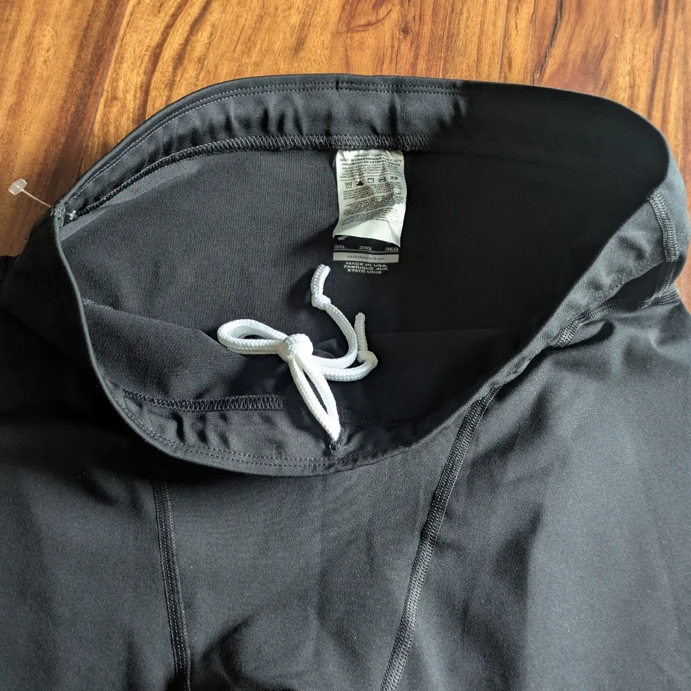 Jordan Nike Men 3XL Black Made in USA New No Tags Compression Shorts 022025 - Picture 6 of 7